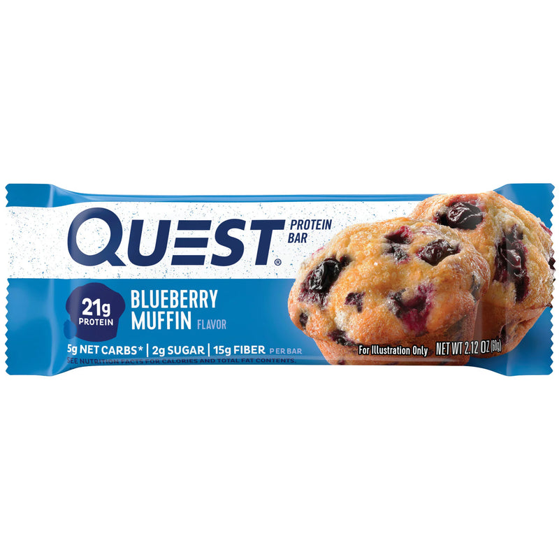 QUEST PROTEIN BAR BLUEBERRY MUFFIN