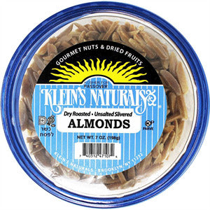 ALMONDS SLIVERED DRY ROASTED UNSALTED