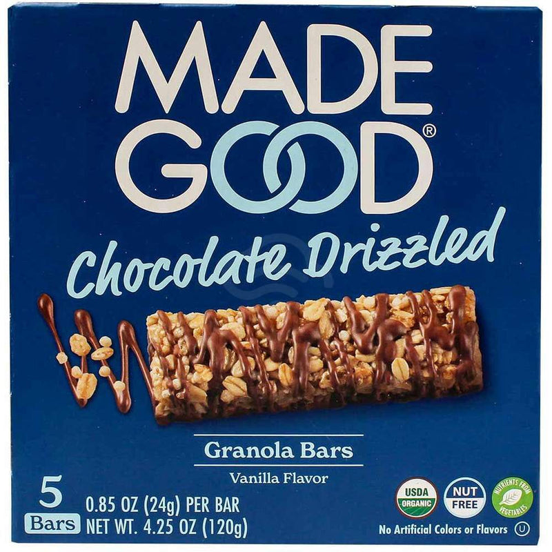 CHOCOLATE DRIZZLE VANILLA FLAVOR GRANOLA BARS