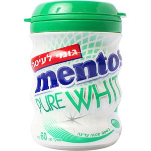 MENTOS GUM PURE WHITE SPEARMINT