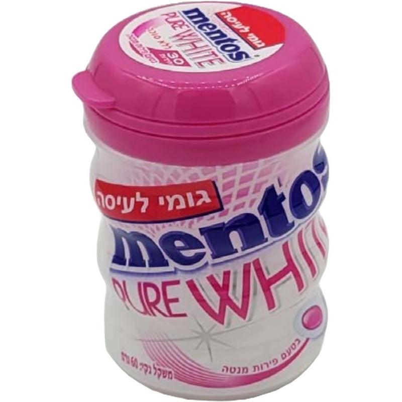 MENTOS GUM PURE WHITE FRUIT MINT