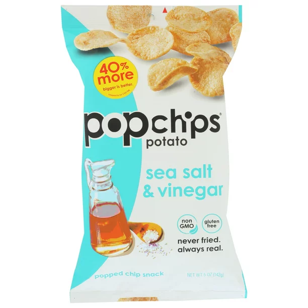 SEA SALT & VINEGAR POP CHIPS