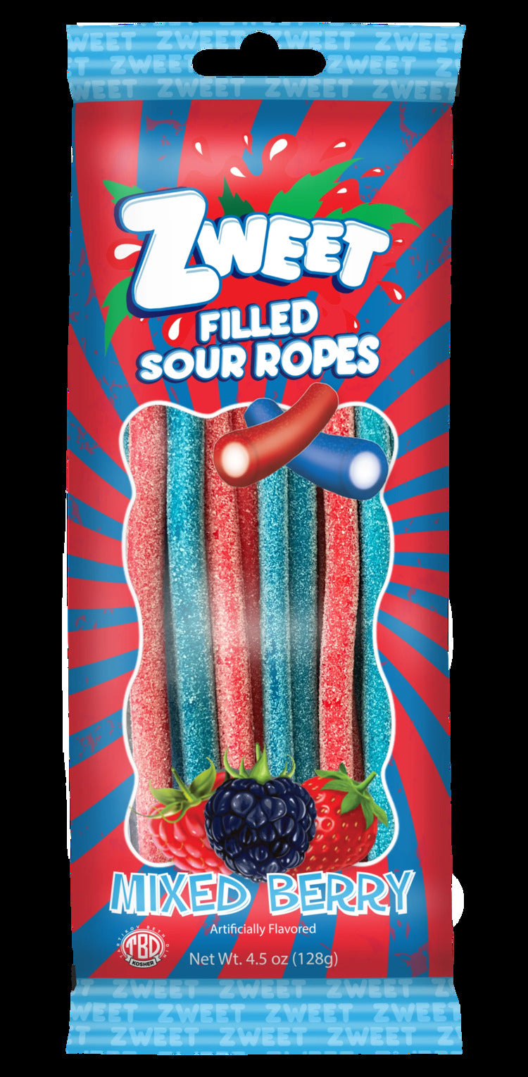 SOUR ROPES FILLED MIXED BERRY