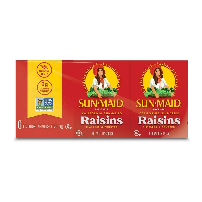 RAISINS 6PK