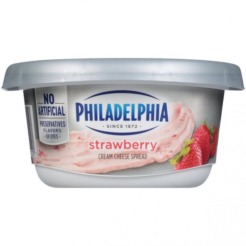 PHILADELPHIA STRAWBERRY SOFT CREAM CHEESE 8OZ