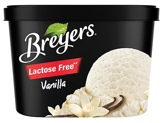 LACTOSE FREE VANILLA ICE CREAM