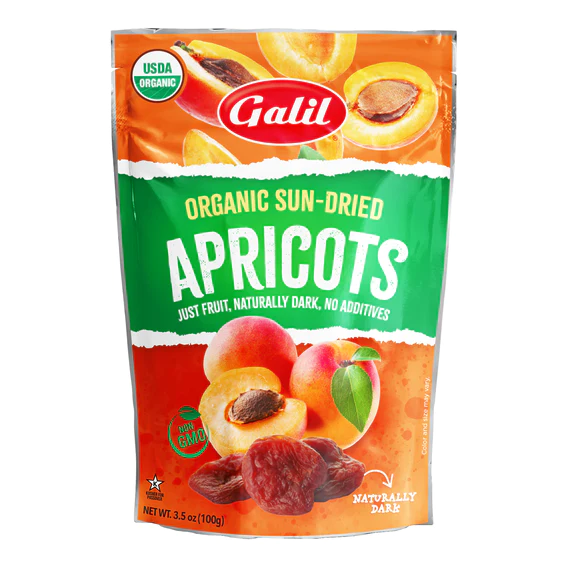 GALIL SUN-DRIED APRICOTS ORGANIC