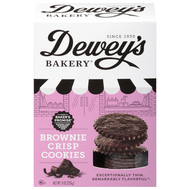 BROWNIE CRISP COOKIE THINS OKD
