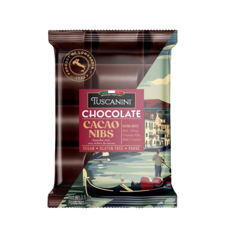 CHOCOLATE BAR WITH CACAO NIBS