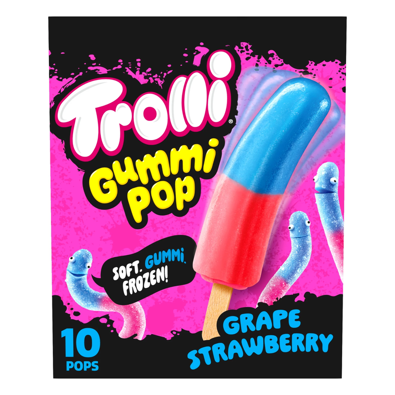 GUMMI POPS GRAPE STRAWBERRY