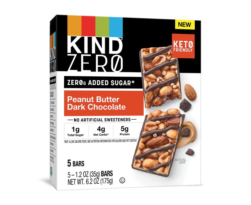 ZERO ADDED SUGAR PEANUT BUTTER DARK CHOC BAR