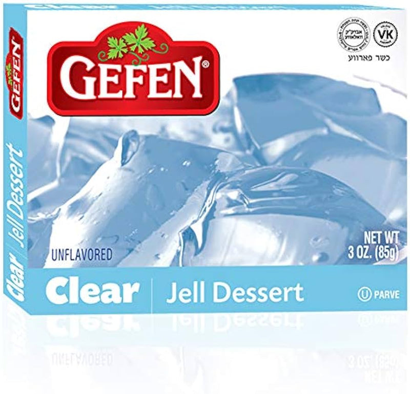 CLEAR UNFLAVORED JELLO