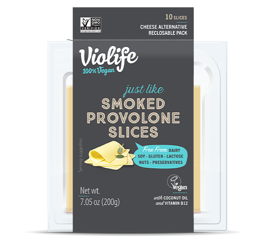 PLANT BASED SMOKED PROVOLONE SLICES