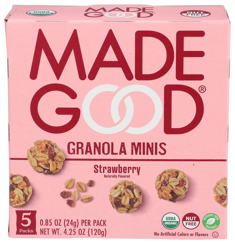 ORGANIC GRANOLA MINIS STRAWBERRY