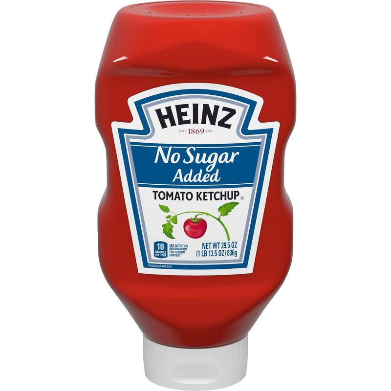 HEINZ  NO SUGAR KETCHUP 29.5 OZ