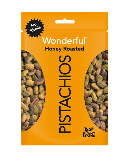 HONEY ROASTED NO SHELL PISTACHIOS