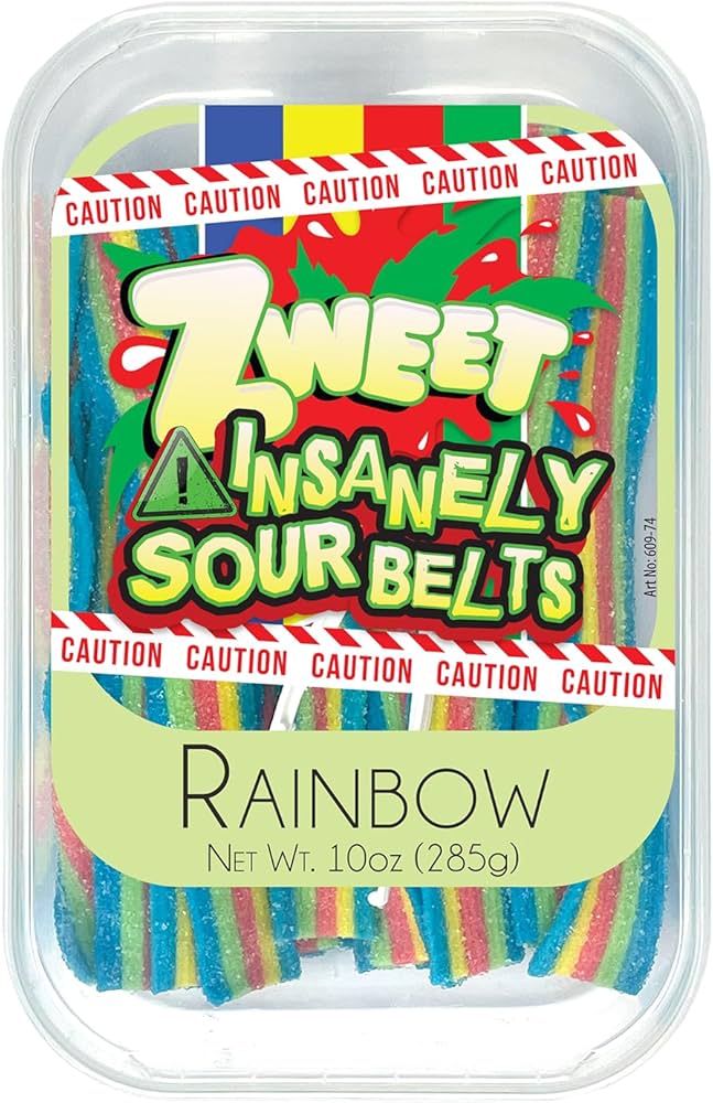 INSANELY SOUR RAINBOW BELTS