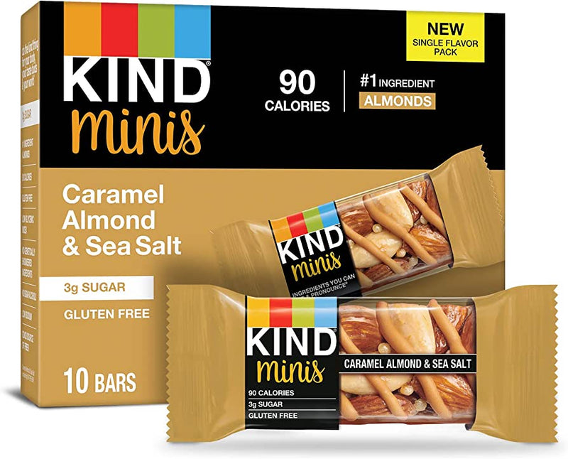 MINIS CARAMEL ALMOND SEA SALT BARS