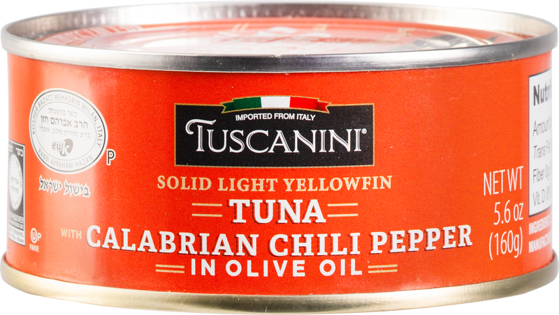 SOLID LIGHT TUNA IN OIL WITH CHILI PEPPERS