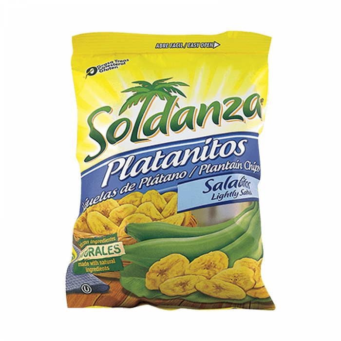 SNACK SOLDANZA PLATANITOS SALADITOS 180 GR