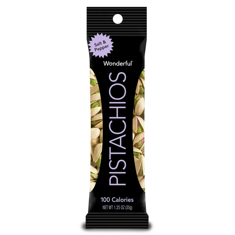 WONDERFUL PISTACHOS SALT  & PEPPER  1.25 ONZ