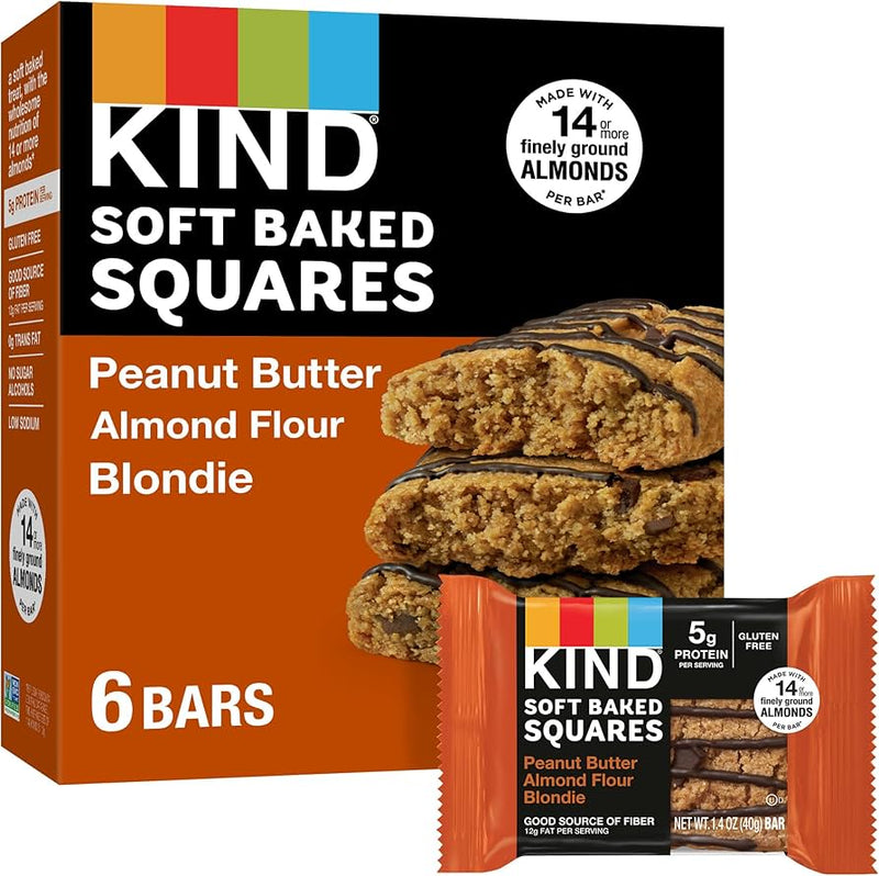 SOFT BAKED SQUARES PEANUT BUTTER BLONDIE