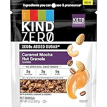 ZERO ADDED SUGAR CARAMEL MOCHA NUT GRANOLA