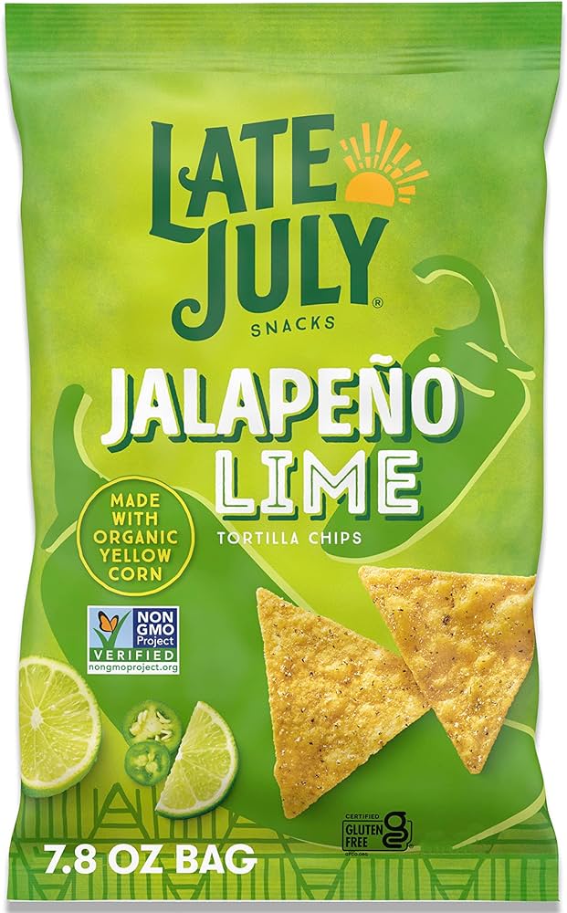 ORGANIC TORTILLA CHIPS JALAPENO LIME