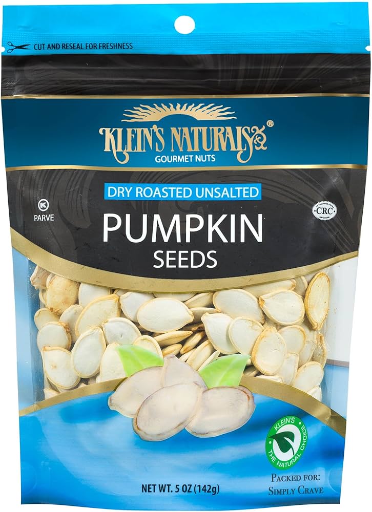 PUMPKIN SEEDS DRY ROASTED UNSALTED