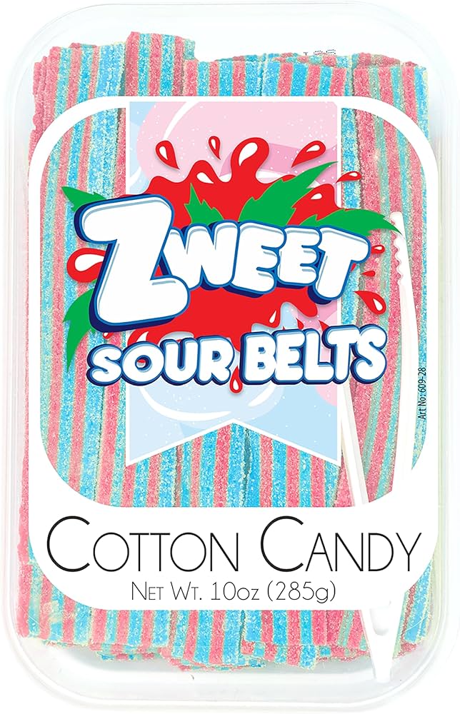 SOUR BELTS COTTON CANDY