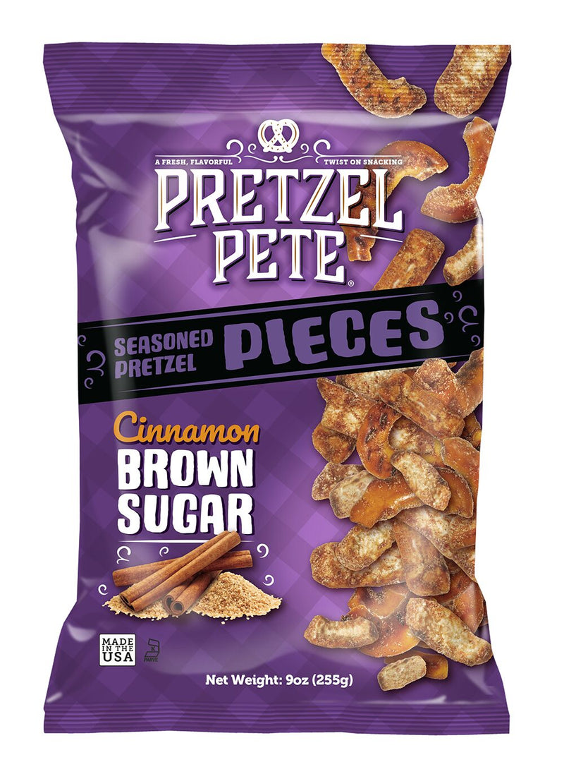 CINNAMON BROWN SUGAR PRETZEL PIECES