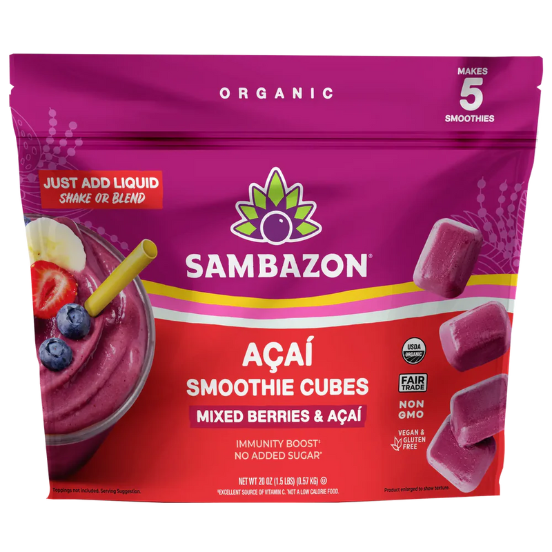 ACAI SMOOTHIE CUBES MIXED BERRIES