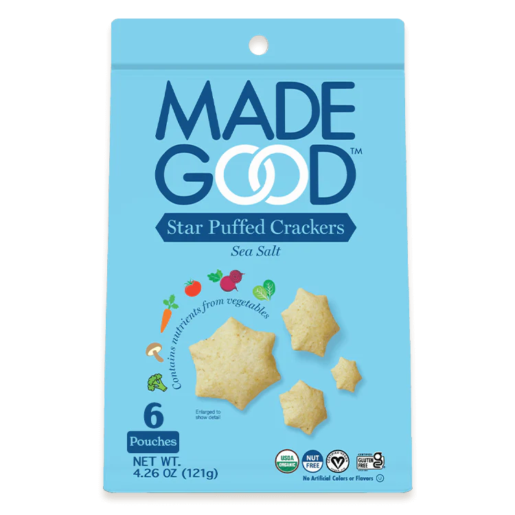 ORGANIC STAR PUFFED CRACKERS SEA SALT