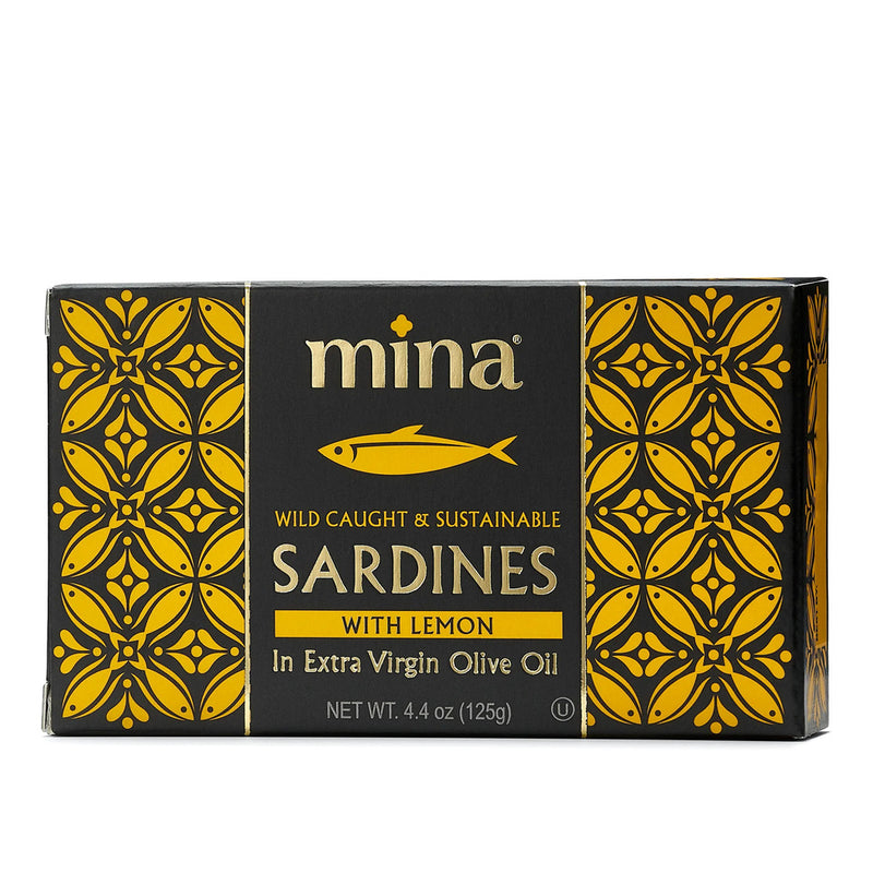 SARDINES IN EXTRA VIRGIN OLIVE OIL WITH LEMON