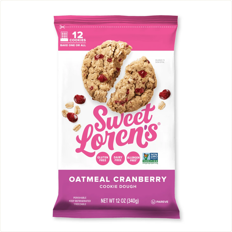 GF OATMEAL CRANBERRY COOKIE DOUGH