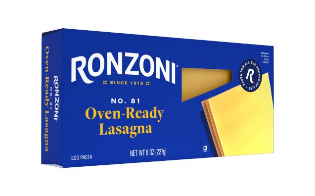 LASAGNA OVEN READY