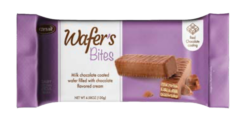 CARMIT WAFER BITES MILK CHOCOLATE COATED