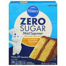 ZERO SUGAR MOIST SUPREME CLASSIC YELLOW CAKE MIX