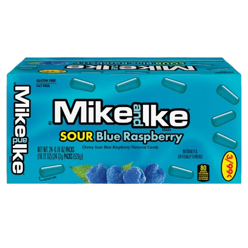 MIKE & IKE SOUR BLUE RASPBERRY SMALL BOX