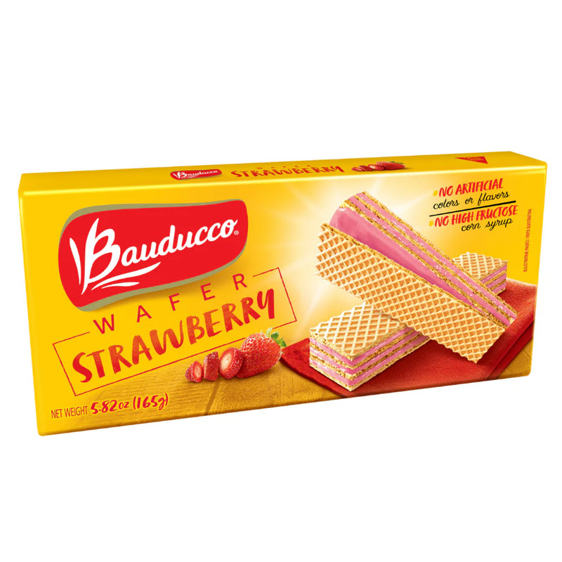 BAUDUCCO WAFER STRAWBERRY 142GR