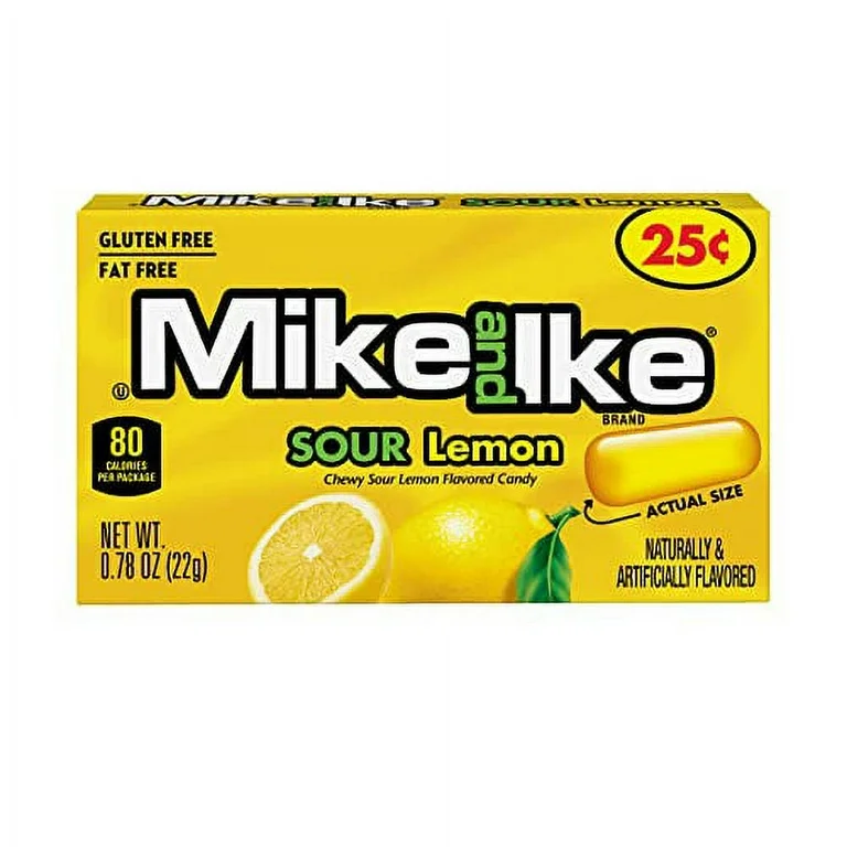 MIKE & IKE SOUR LEMON SMALL BOX