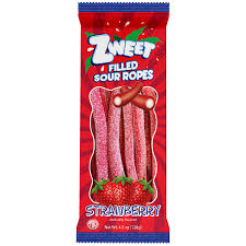 SOUR ROPES FILLED STRAWBERRY