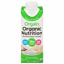 ORGANIC NUTRITION SWEET VAINILLA BEAN 330ML