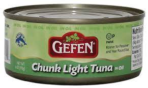 TUNA CHUNK LITE IN OIL 6OZ GEFEN (P) EOE