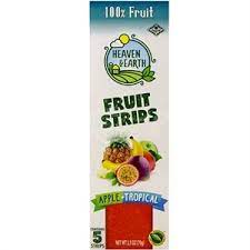 FRUIT STRIPS APPLE AND TROPICAL FRUIT