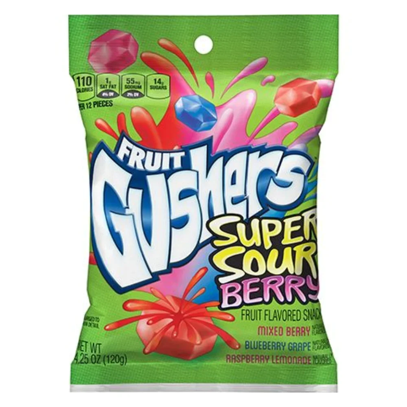 GUSHERS SUPER SOUR BERRY