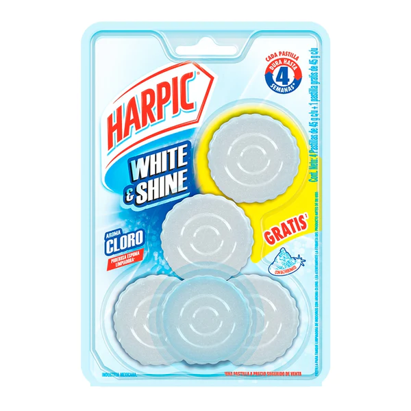 HARPIC ITC ACUA WHITE & SHINE 5 PK