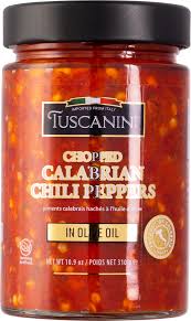 CHOPPED CALABRIAN CHILI PEPPERS IN OIL