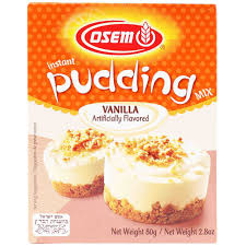 VANILLA FLAVOR PUDDING