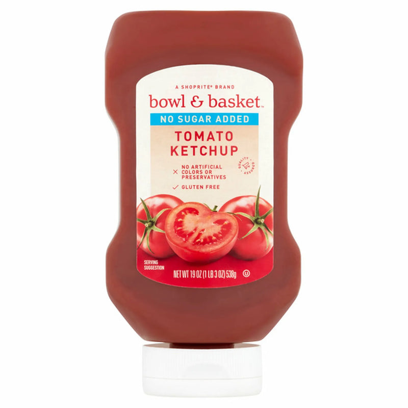 BOWL AND BASKET KETCHUP NO SUGAR ADDED